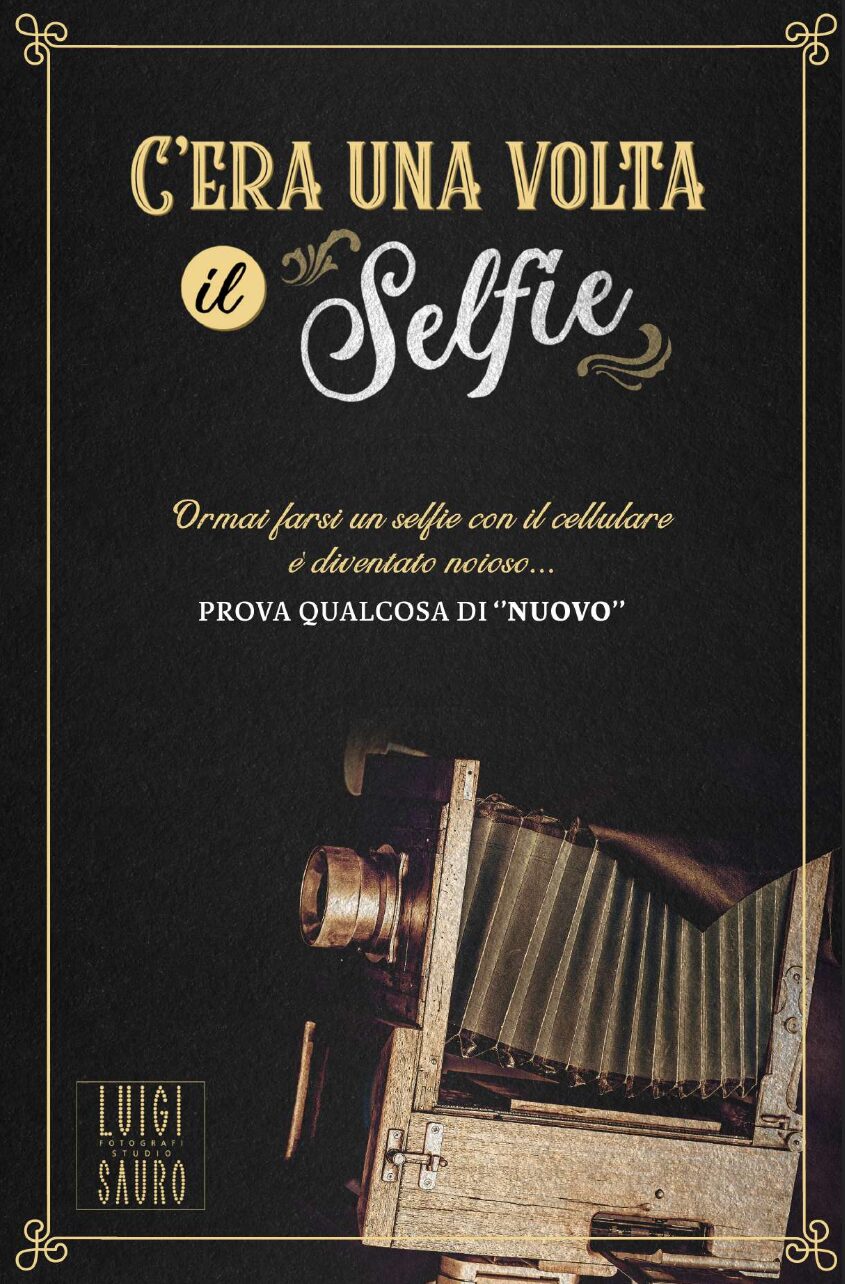 Brochure Photobooth Vintage C'era una volta il Selfie