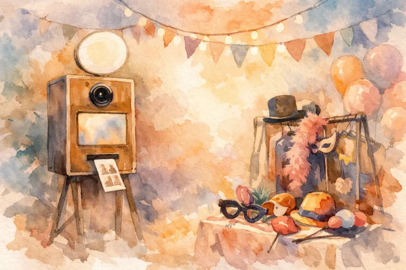 Come funziona un photobooth per eventi?