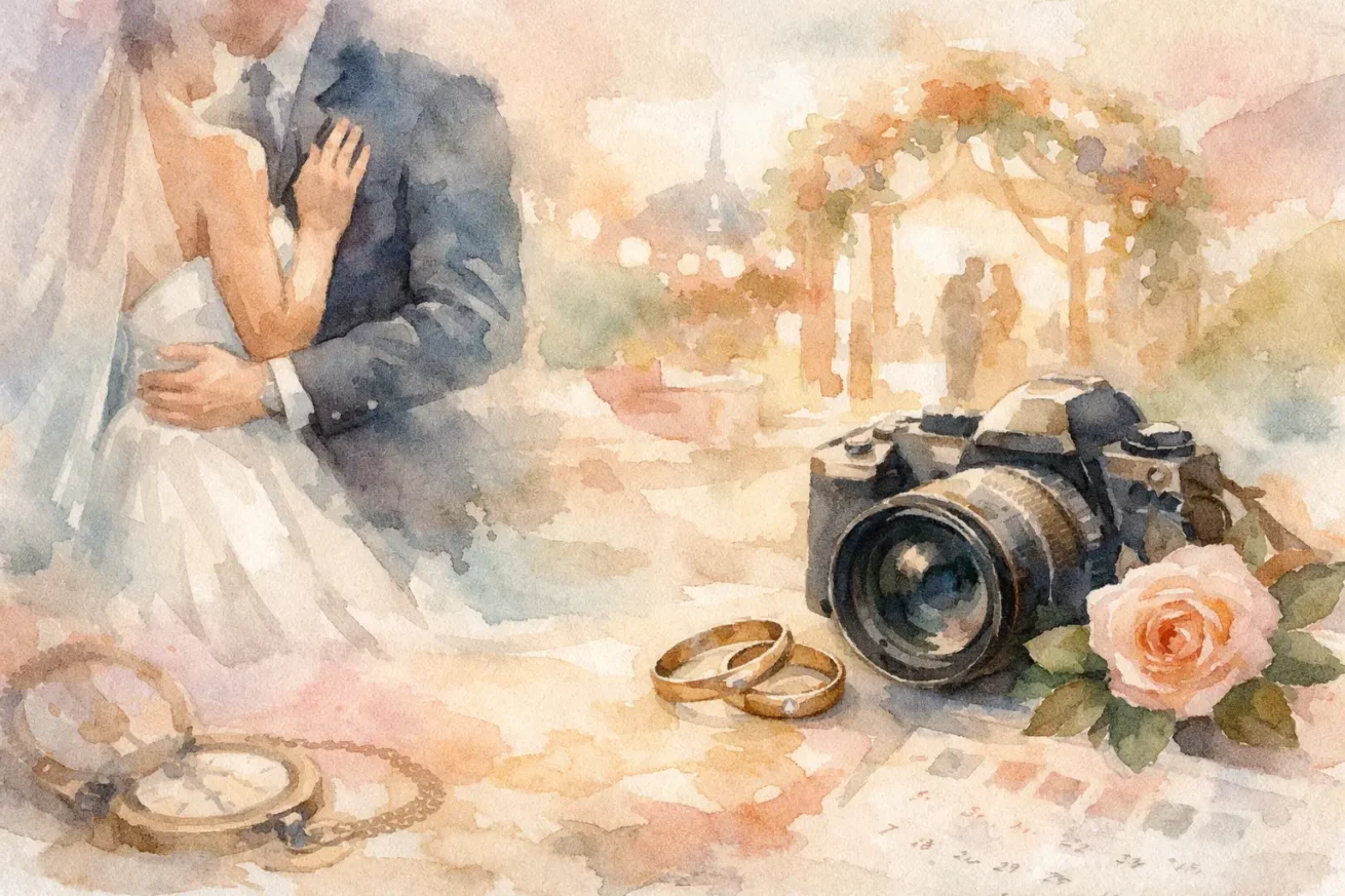 Quando prenotare il fotografo per matrimonio