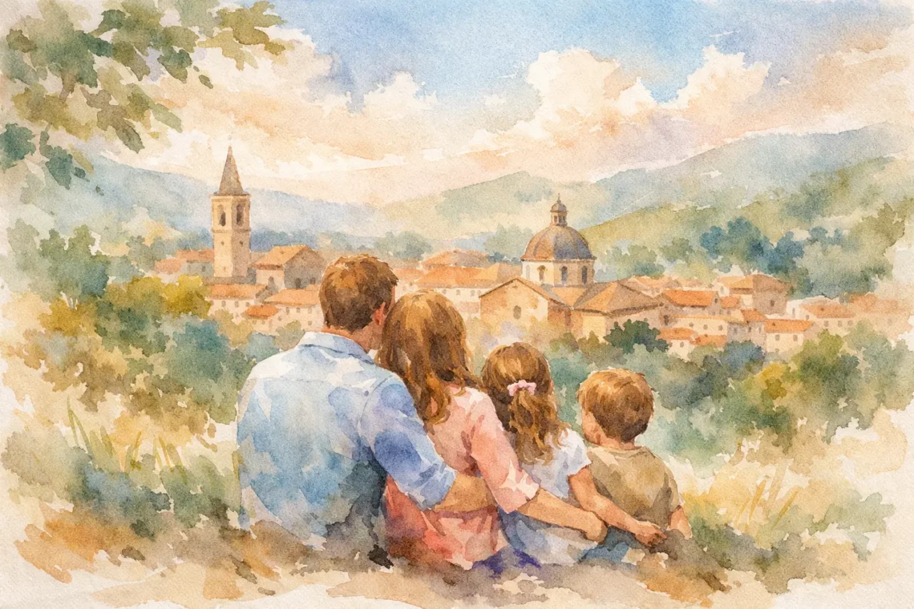 Servizio fotografico famiglia a Fabriano oggi